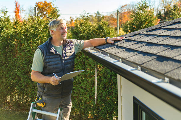 Professional Roof Inspection technician working in Valentines, VA